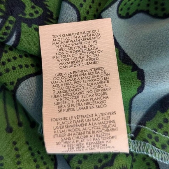 Cabi 5815 Derby Dress Green Floral Wrap Dress - Size XS - Picture 9 of 9